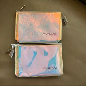 Smashbox Holographic Makeup Pouches Set of 2!